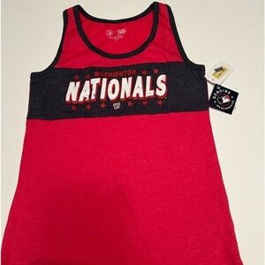 NWT MLB Washington Nationals Womens Campus Lifestyle Tee‎ X-Small (B3)